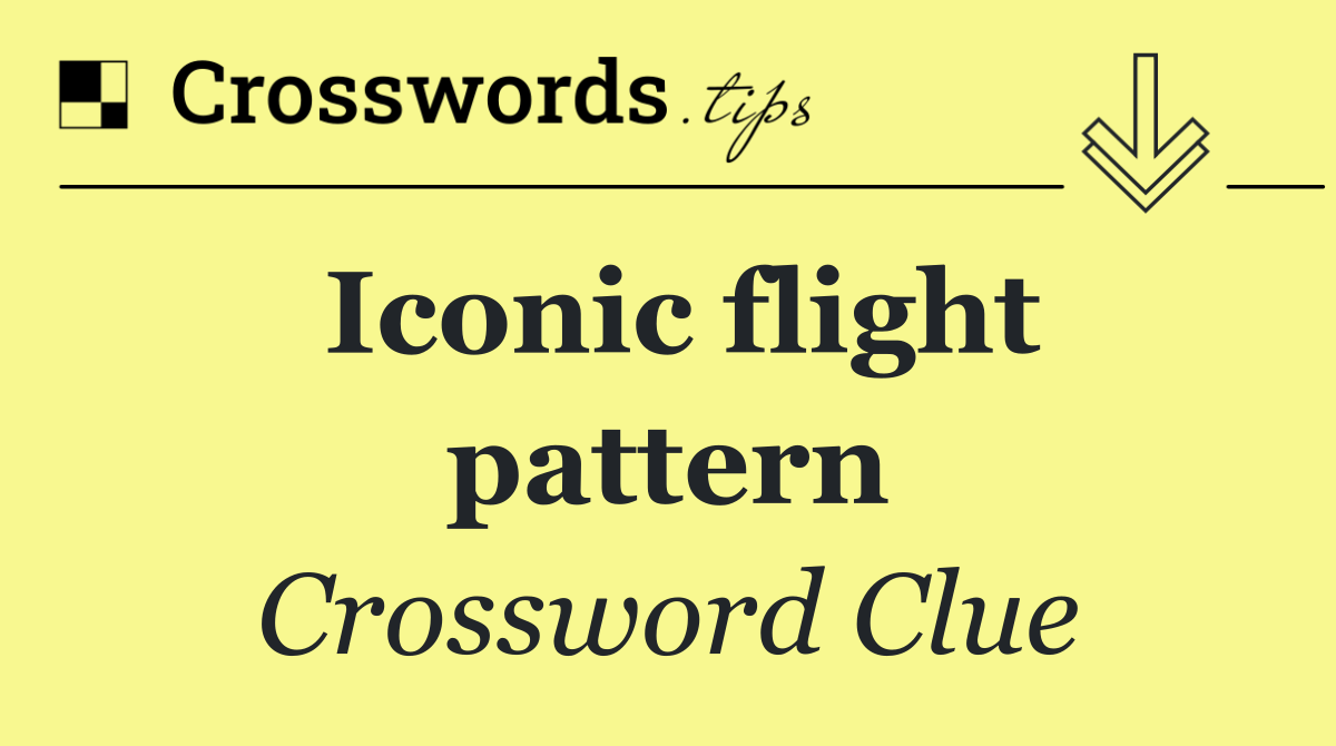 Iconic flight pattern