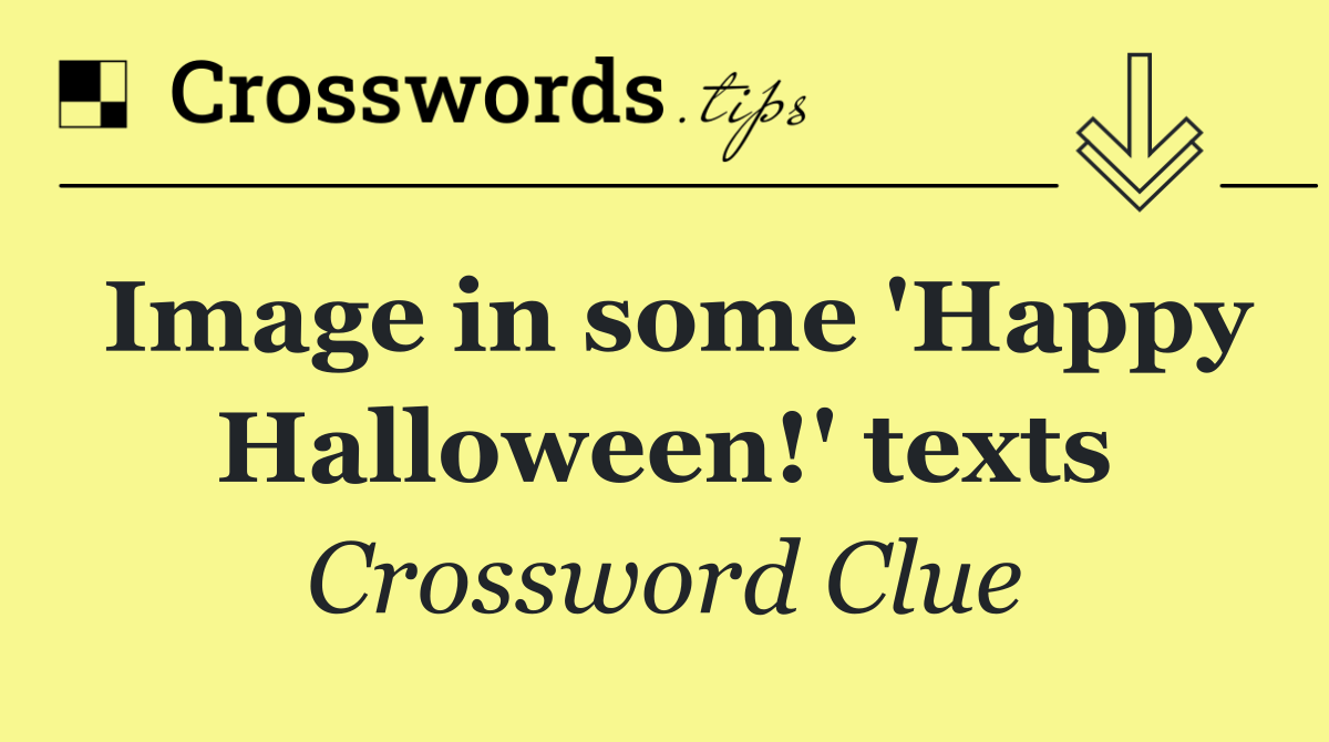 Image in some 'Happy Halloween!' texts