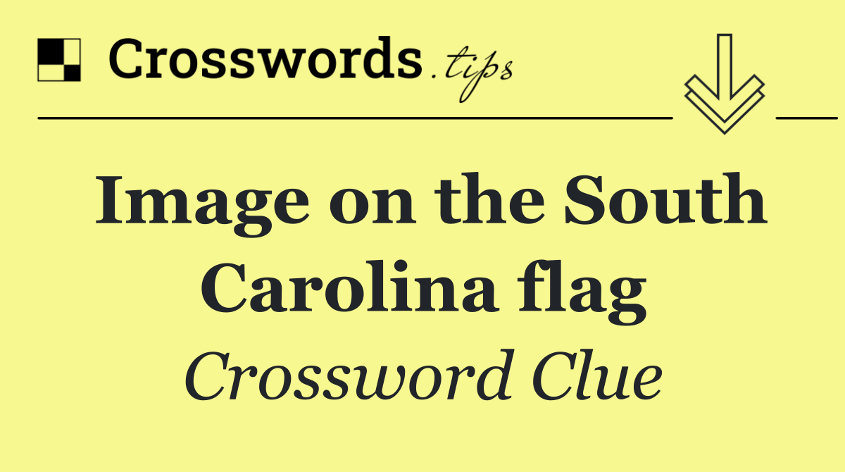 Image on the South Carolina flag