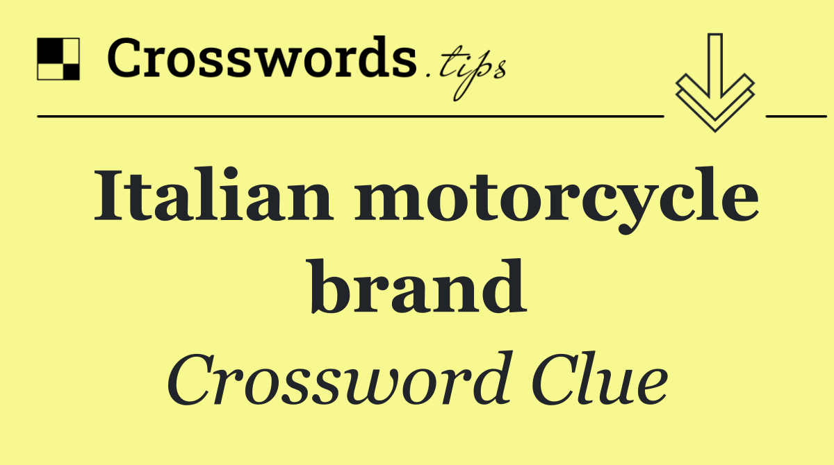 Italian motorcycle brand