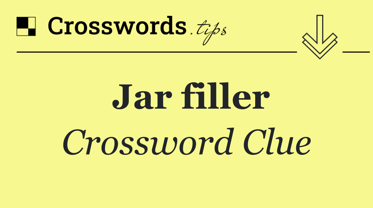 Jar filler