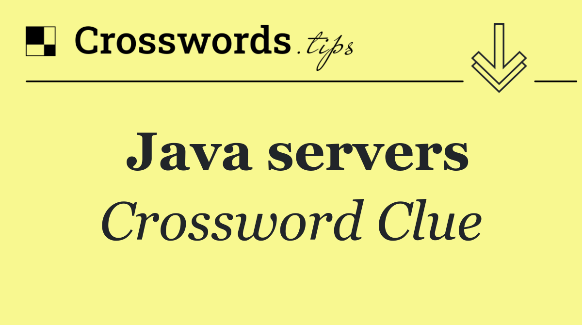 Java servers