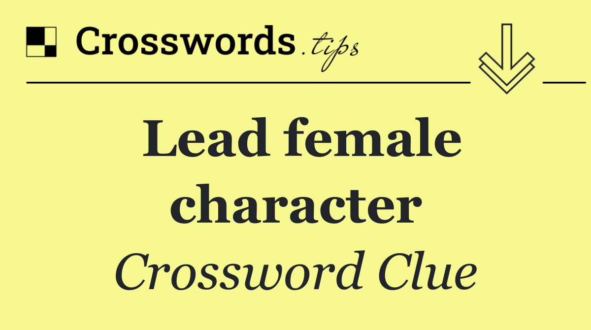 Lead female character