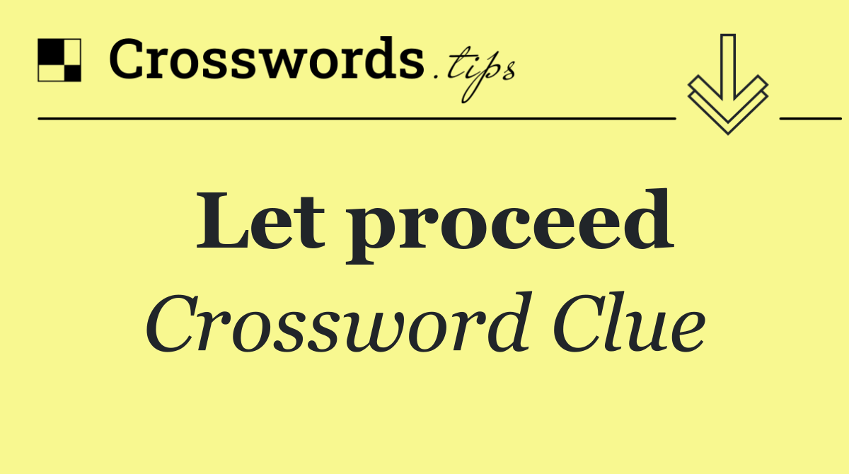 Let proceed