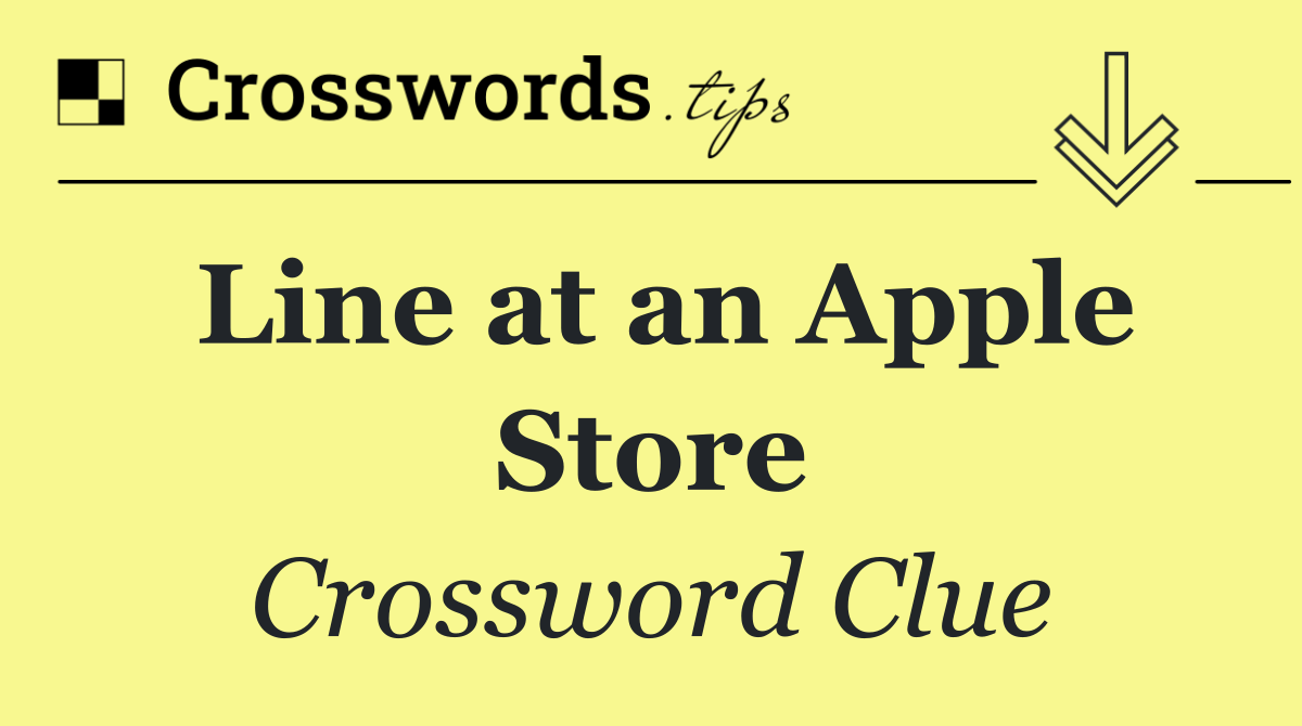 Line at an Apple Store