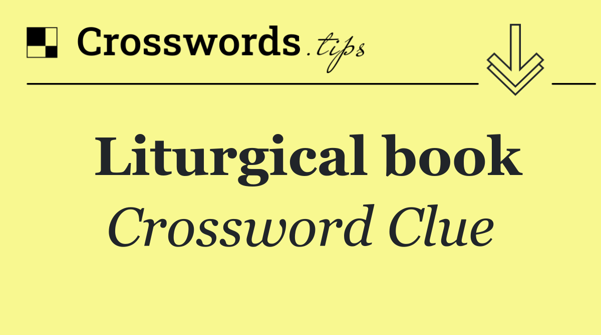 Liturgical book