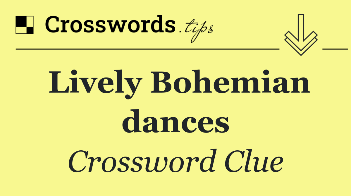 Lively Bohemian dances