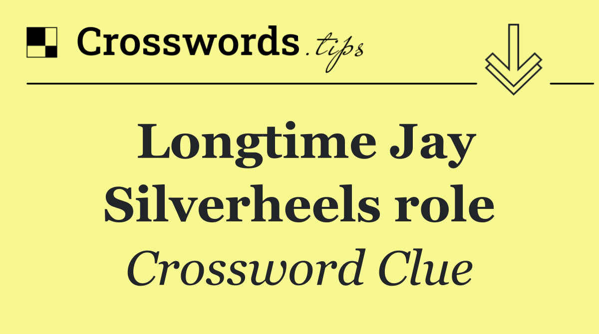 Longtime Jay Silverheels role