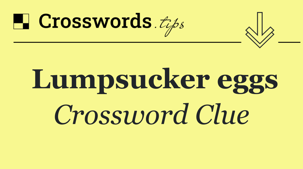 Lumpsucker eggs