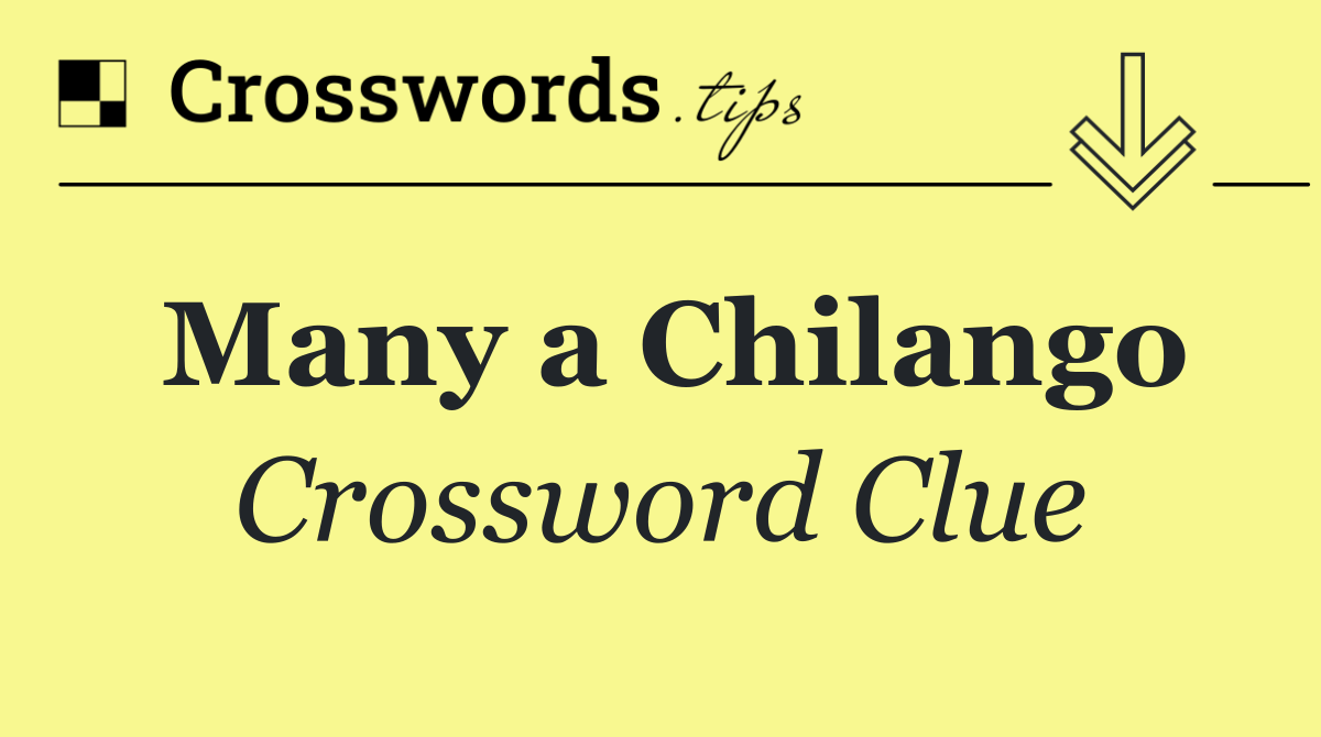 Many a Chilango
