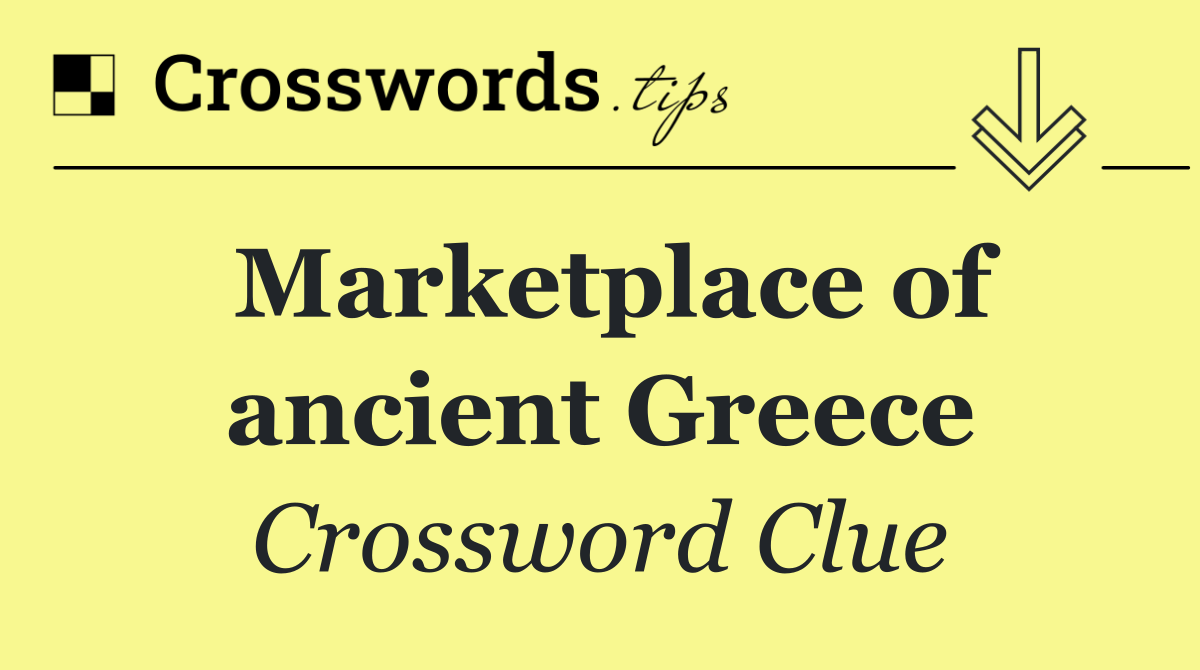 Marketplace of ancient Greece
