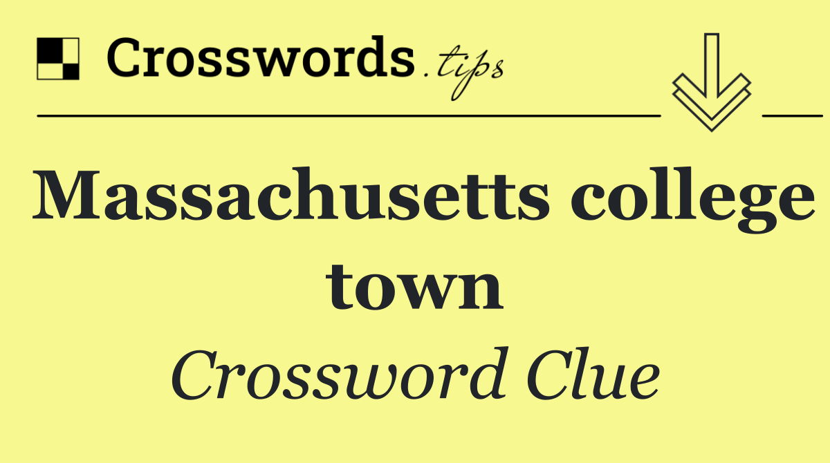 Massachusetts college town