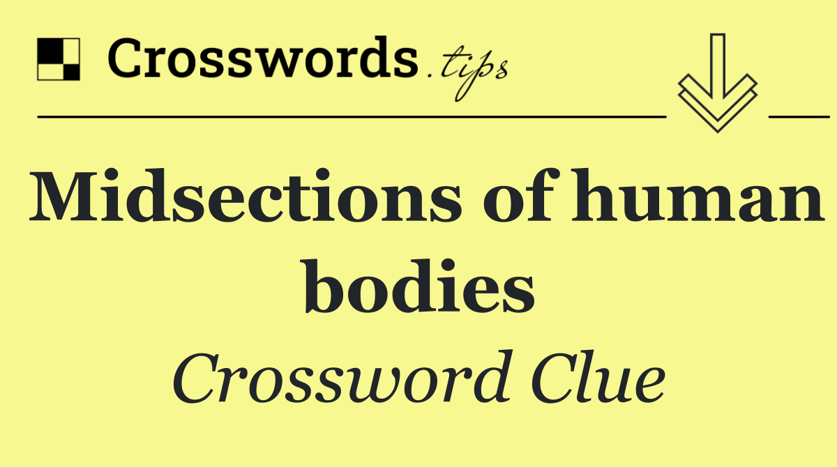 Midsections of human bodies