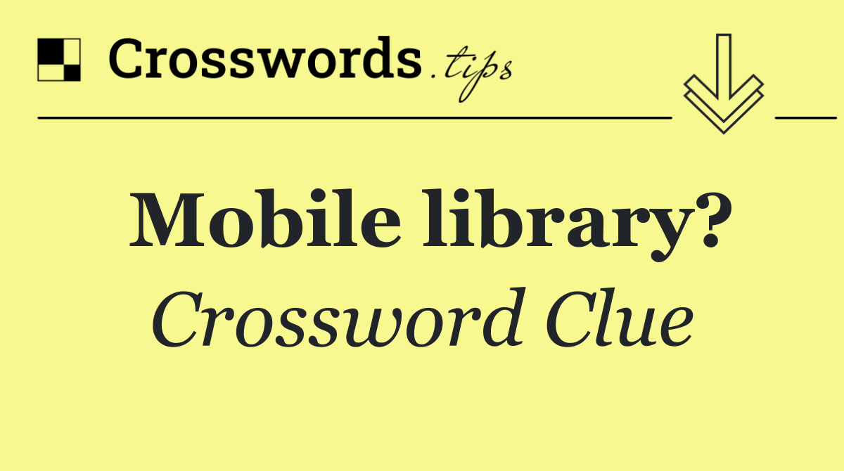 Mobile library?