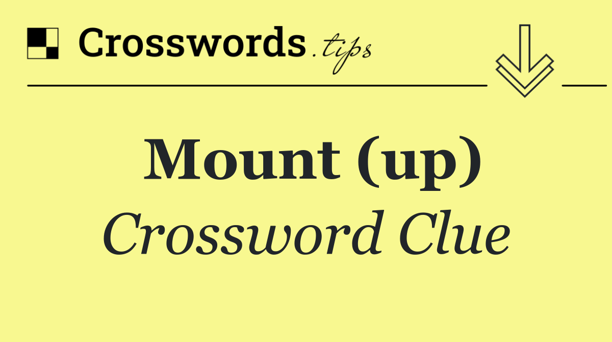 Mount (up)