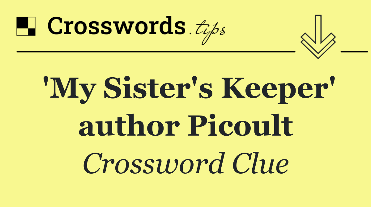 'My Sister's Keeper' author Picoult
