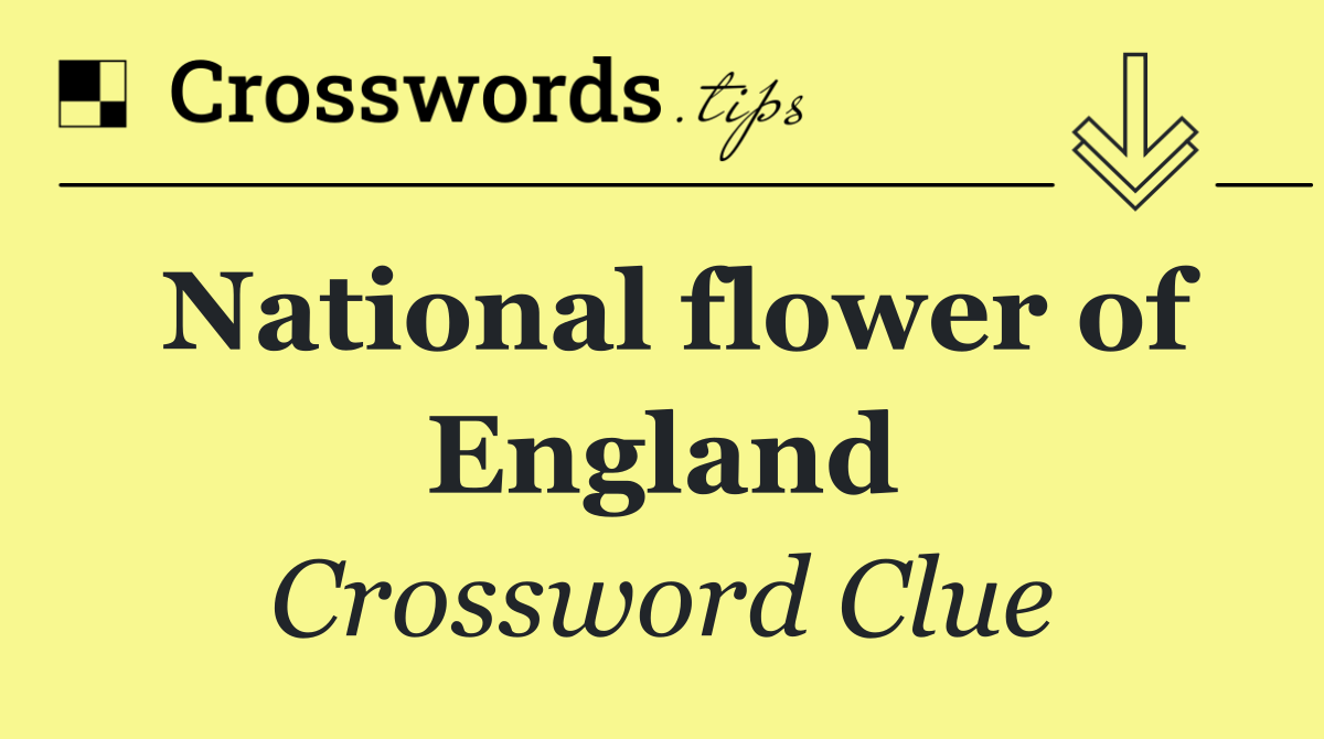 National flower of England