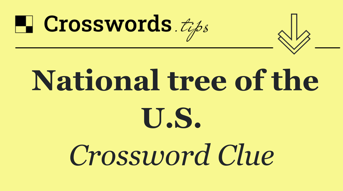 National tree of the U.S.