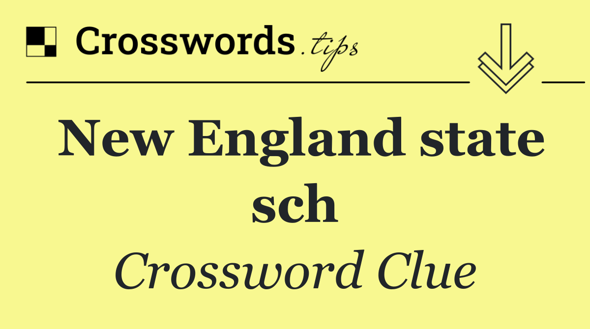 New England state sch