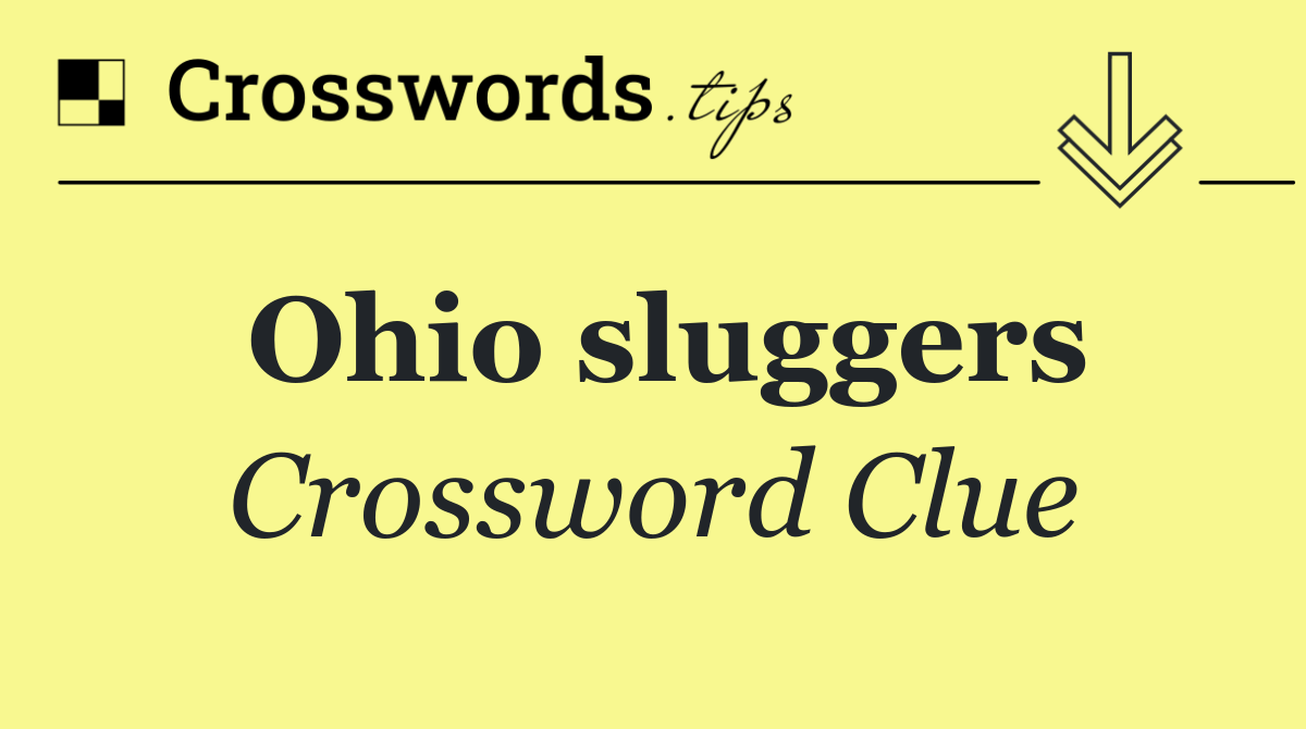 Ohio sluggers