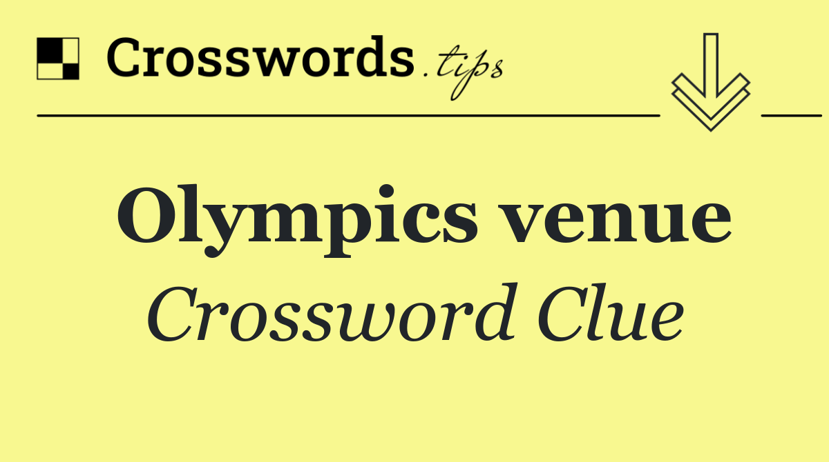 Olympics venue