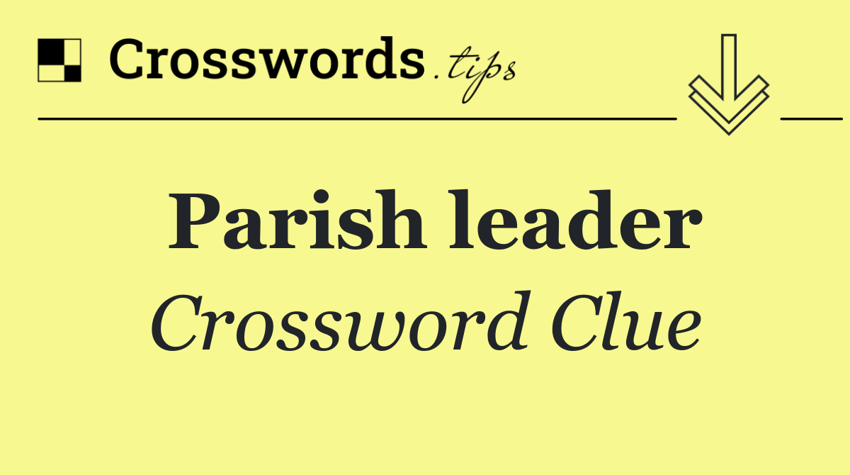 Parish leader