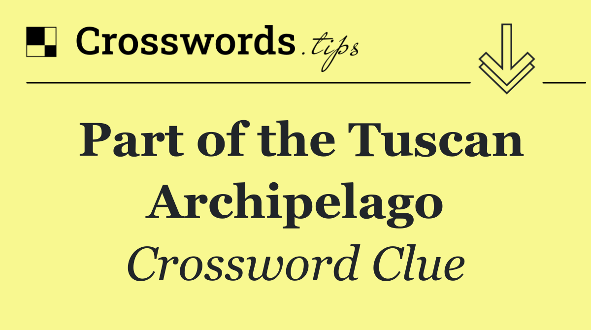 Part of the Tuscan Archipelago