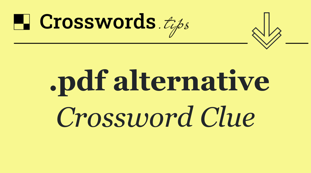 .pdf alternative