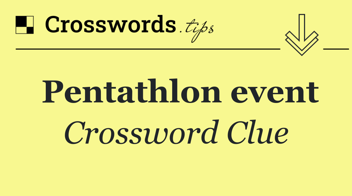 Pentathlon event