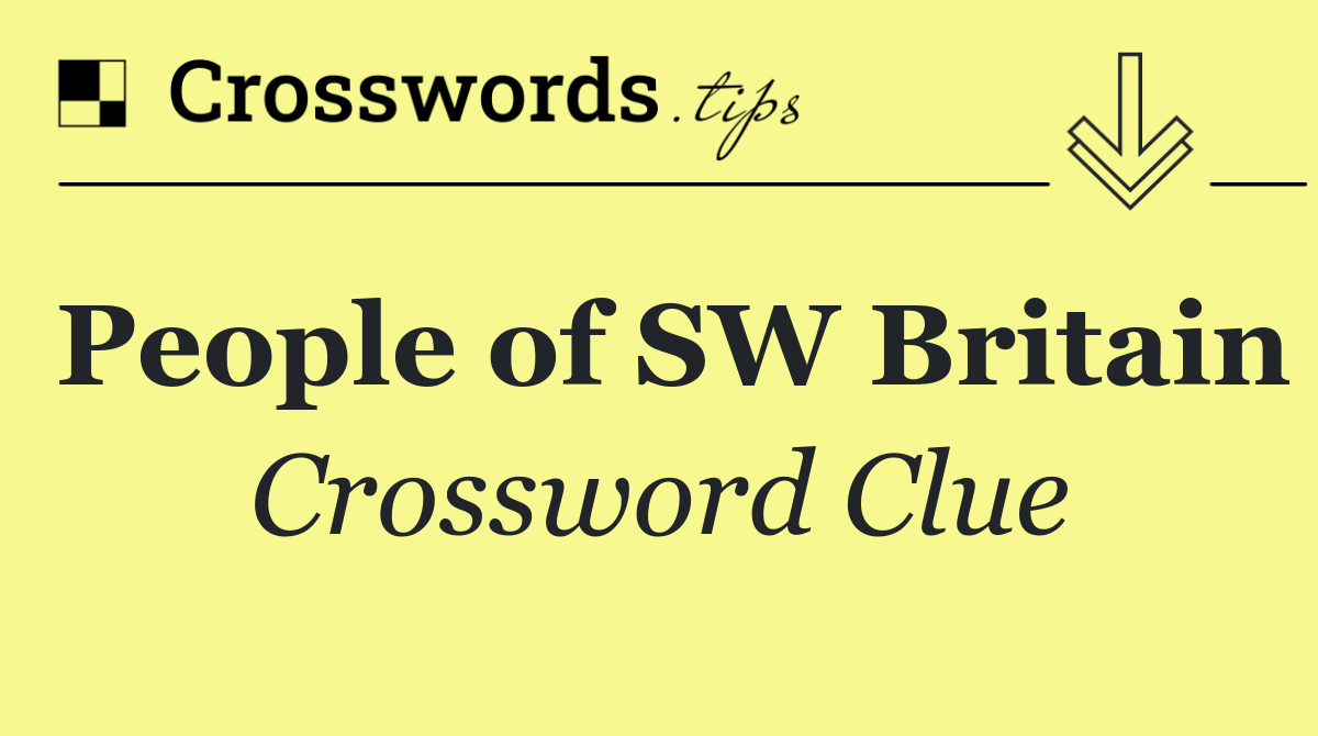 People of SW Britain