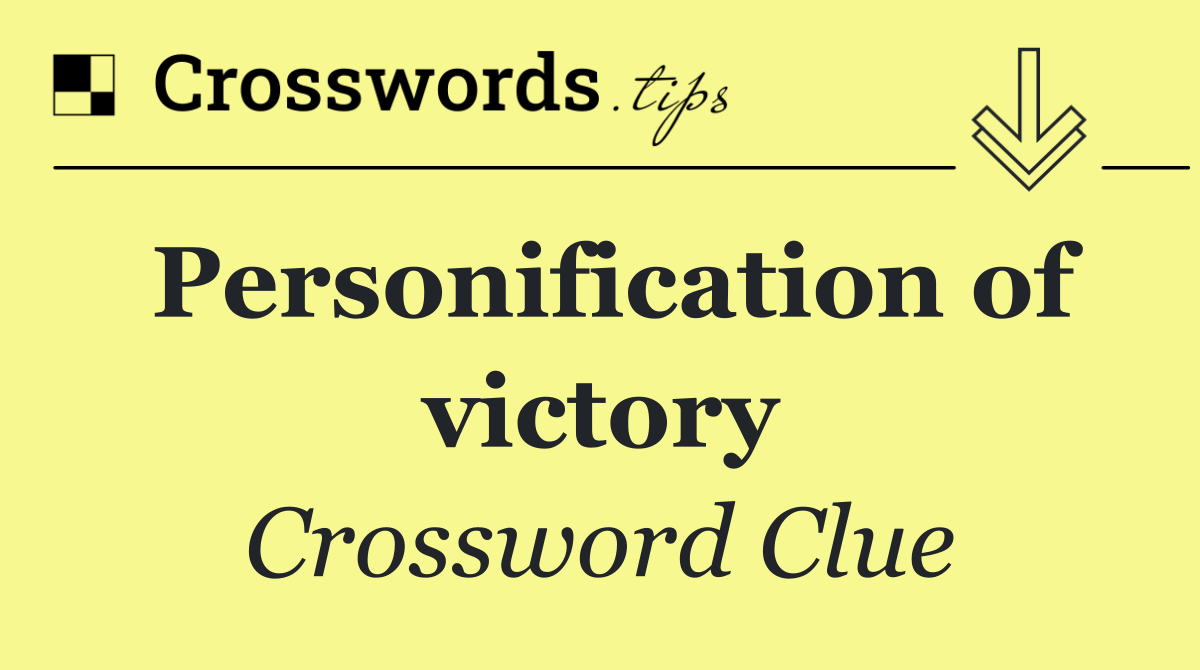 Personification of victory