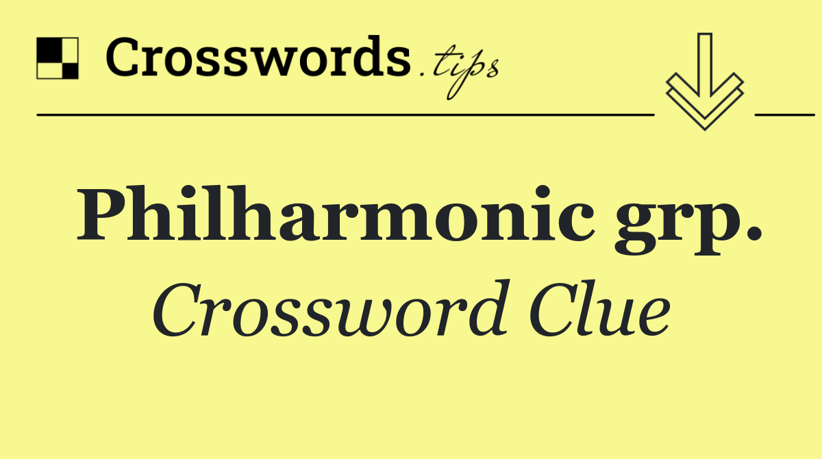 Philharmonic grp.