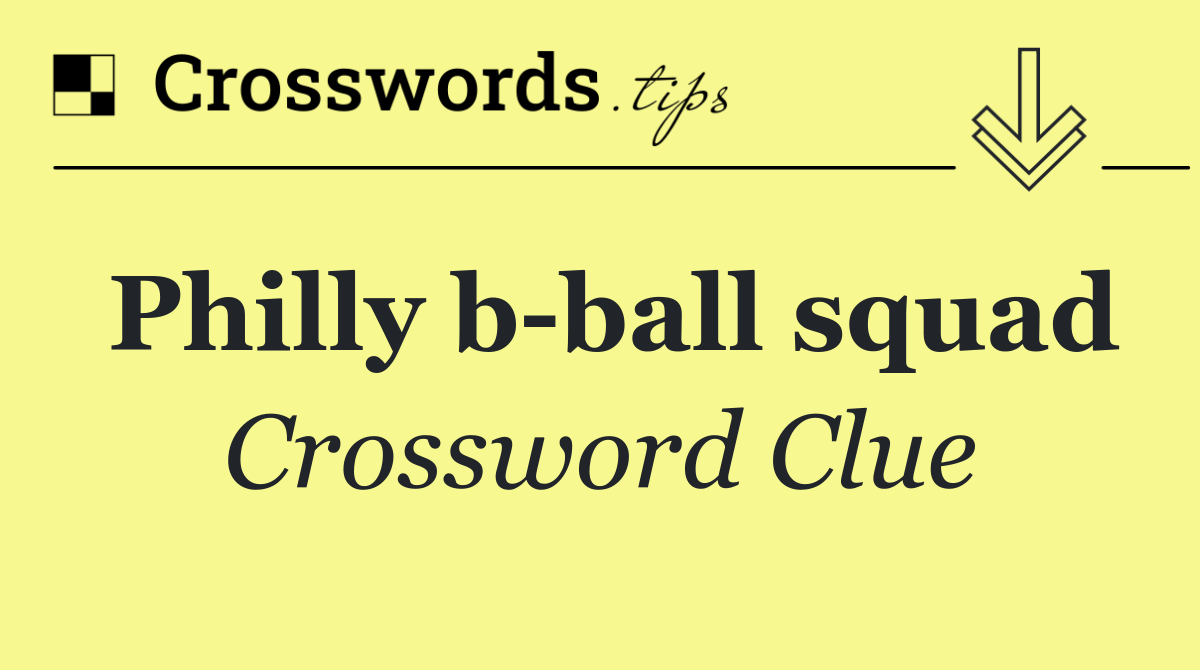Philly b ball squad