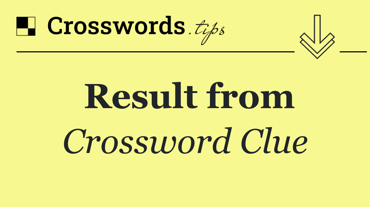 Result from