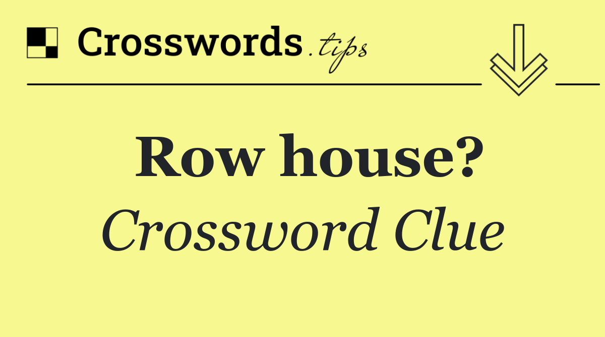 Row house?