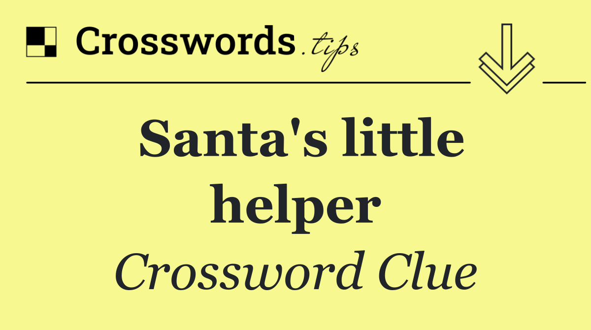 Santa's little helper