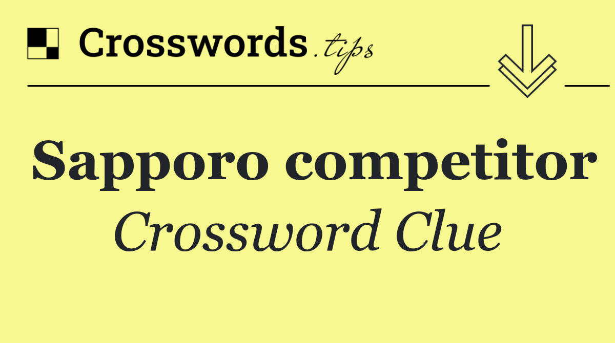 Sapporo competitor