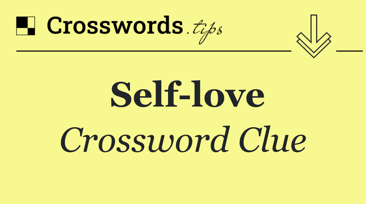 Self love