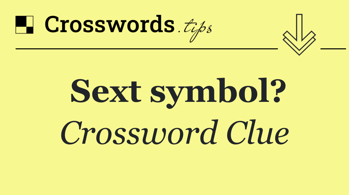 Sext symbol?