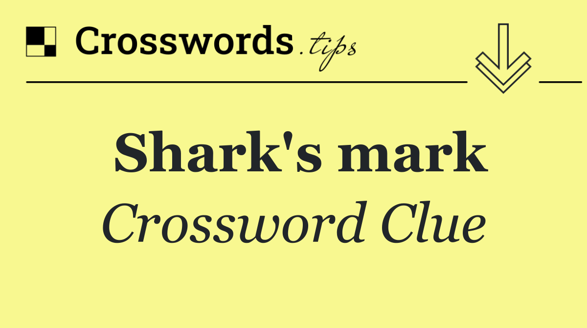 Shark's mark