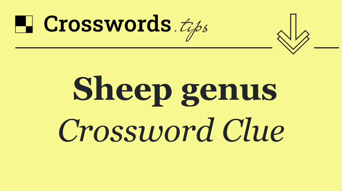 Sheep genus