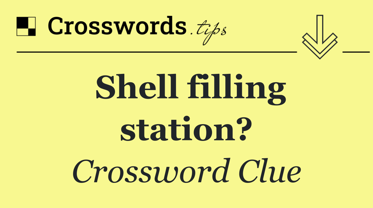 Shell filling station?