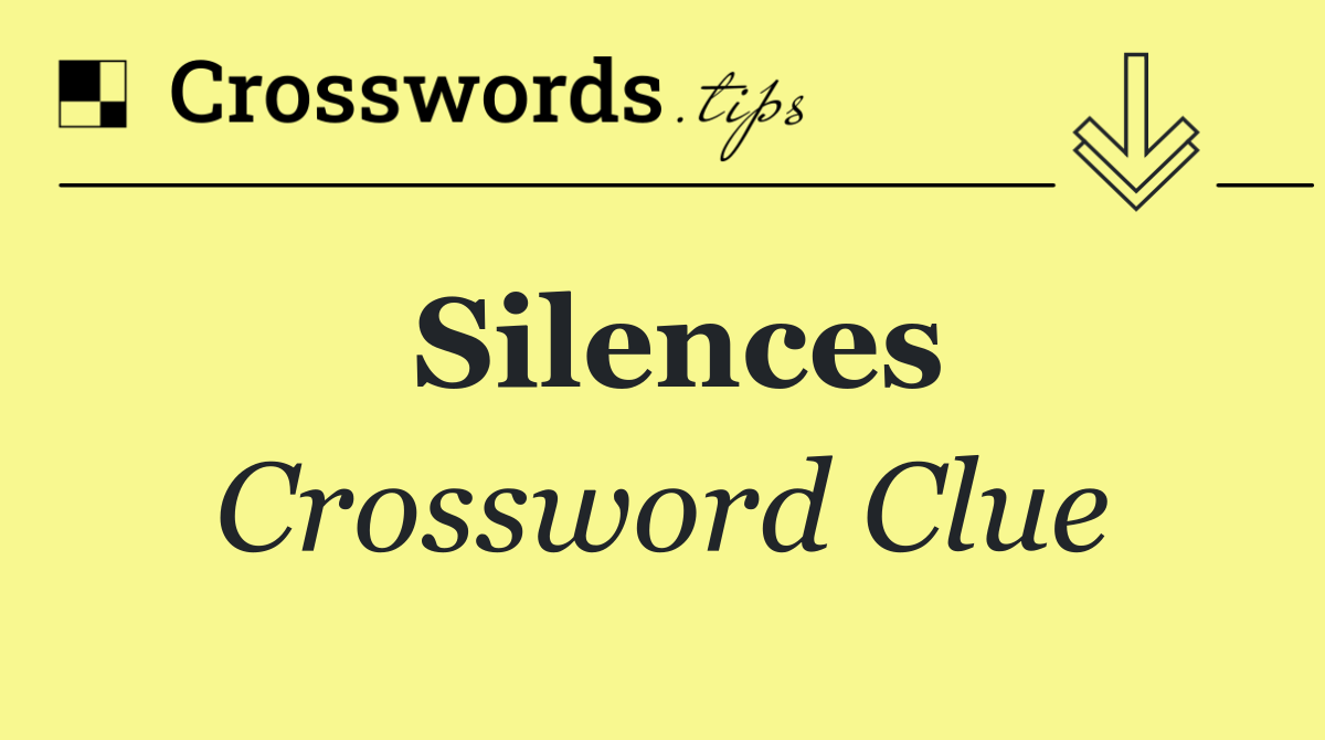 Silences