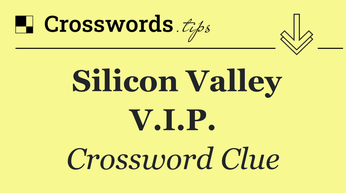 Silicon Valley V.I.P.