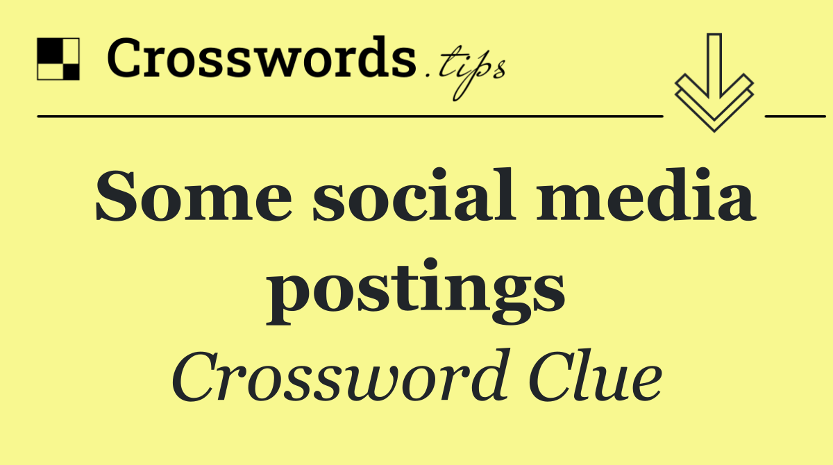 Some social media postings