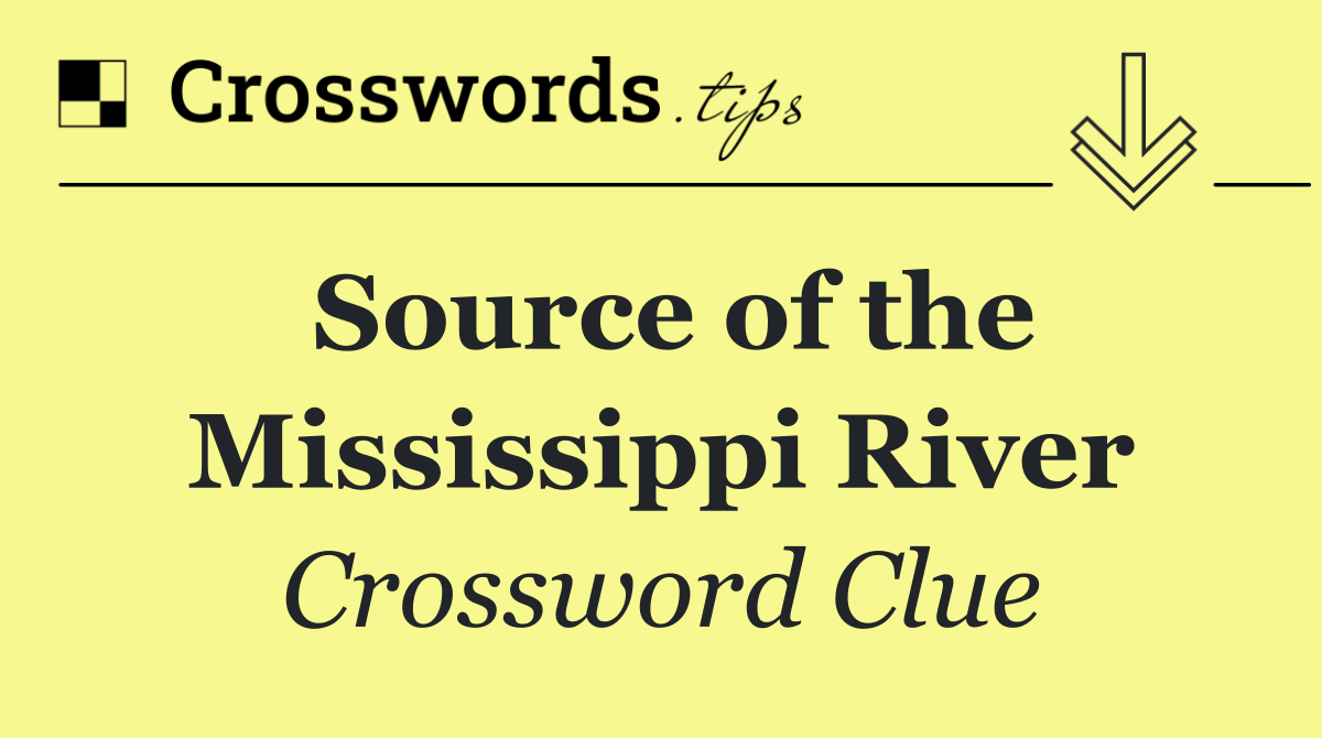 Source of the Mississippi River