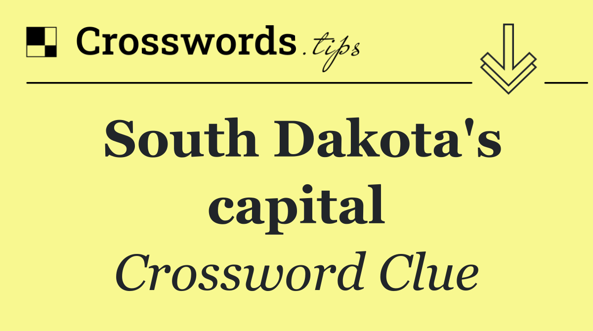 South Dakota's capital