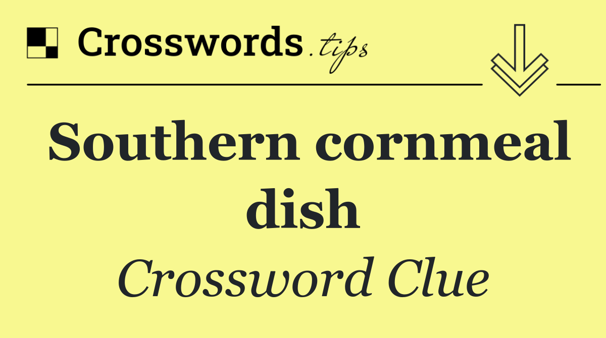 Southern cornmeal dish