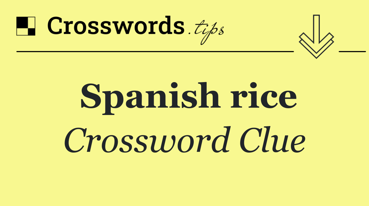 Spanish rice