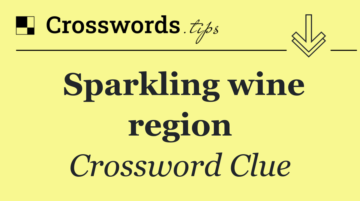 Sparkling wine region